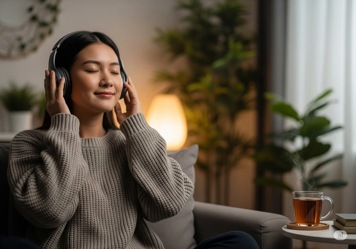 Nghe nhạc chữa lành